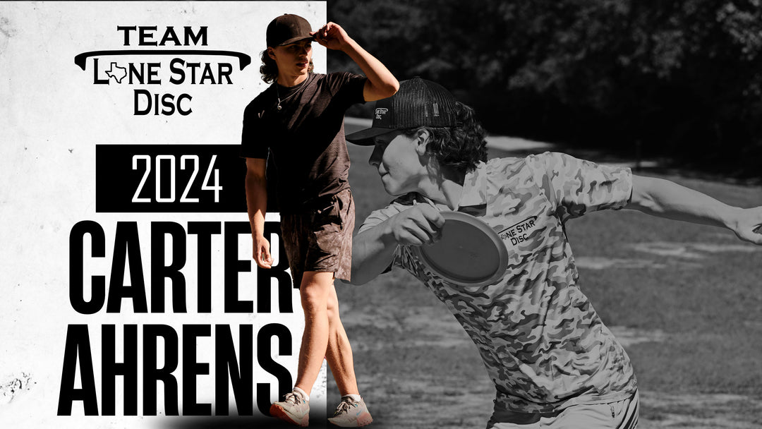 Carter Ahrens Joins Team Lone Star Disc for 2024