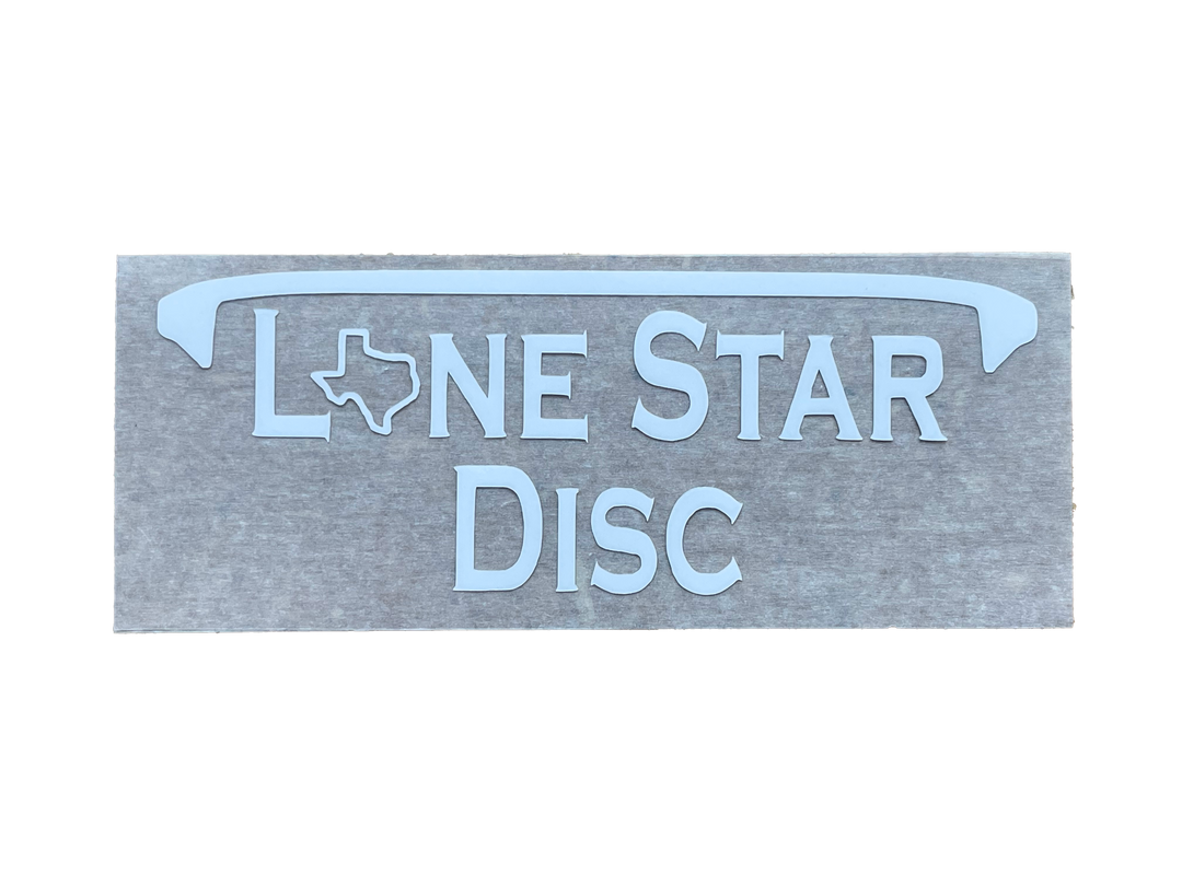 Lone Star Disc Vinyl Iron-On