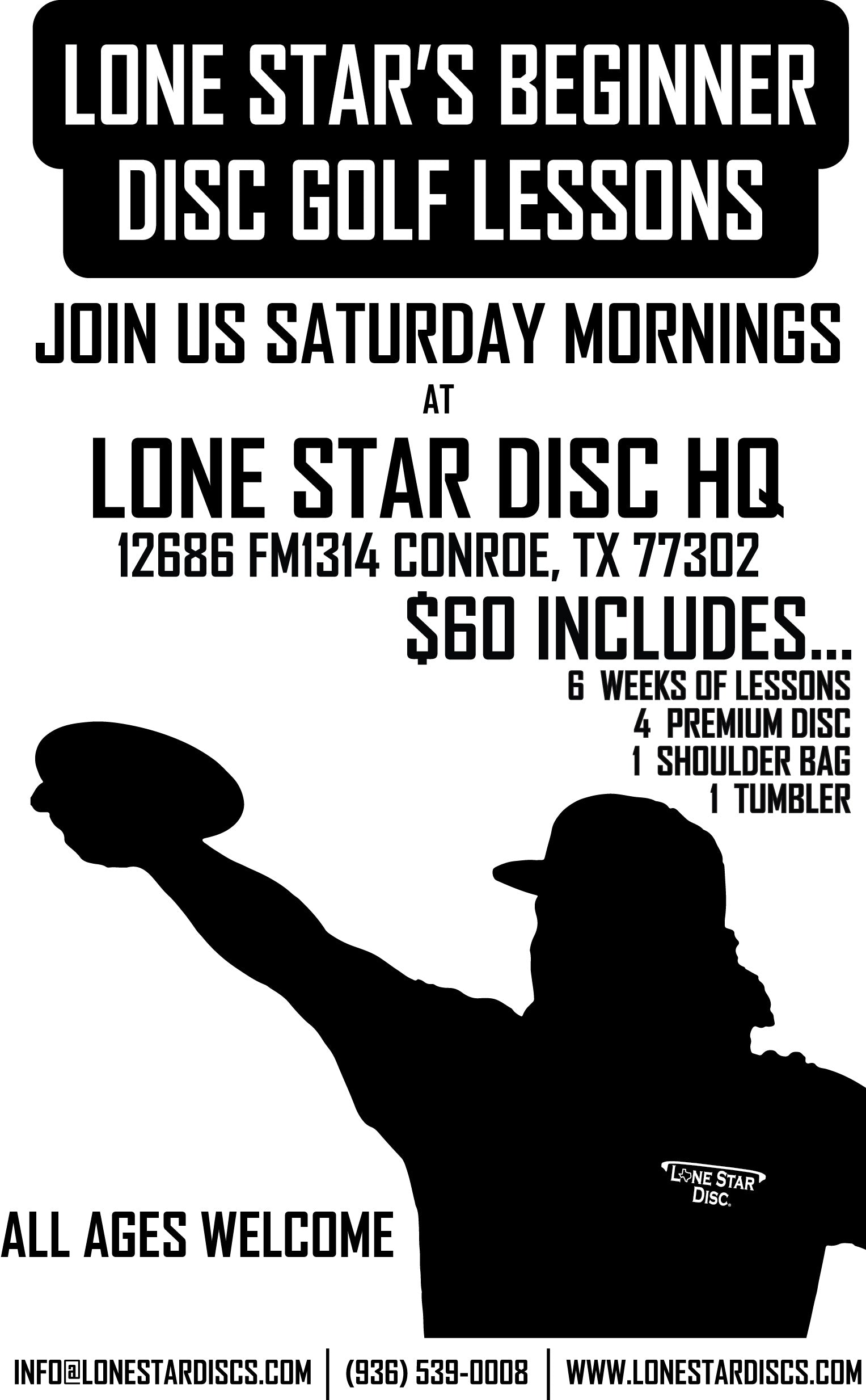 Lone Star's Disc Golf Lesson Registration Lone Star Disc