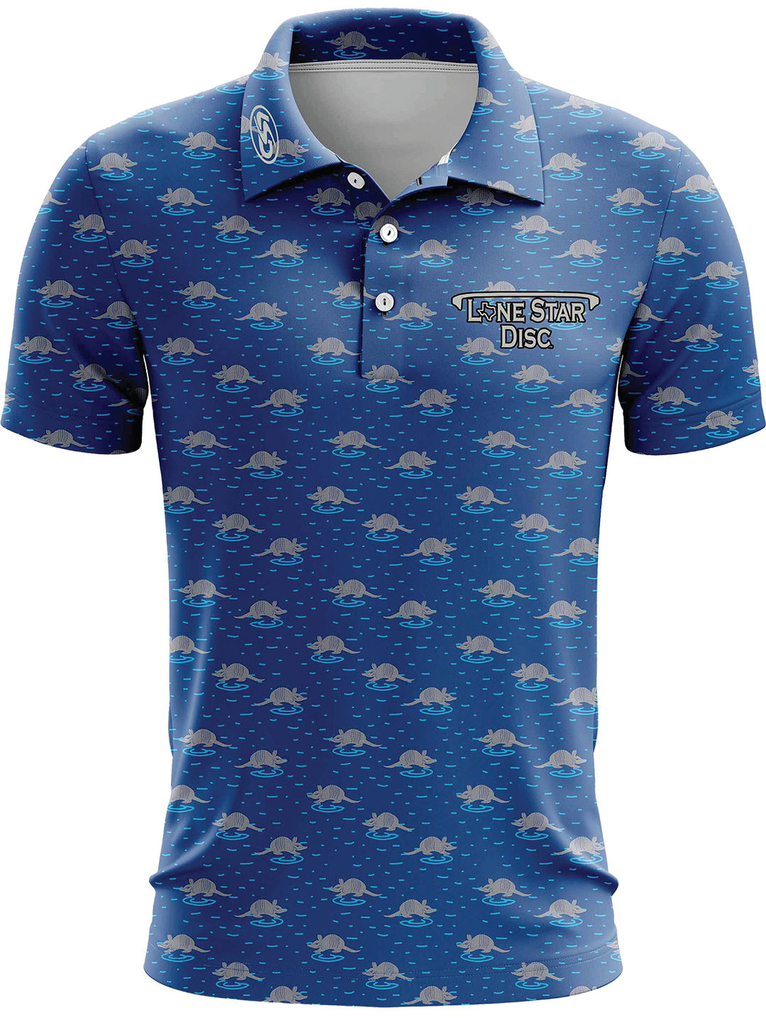 Lone Star Disc Armadillo Athletic Polo