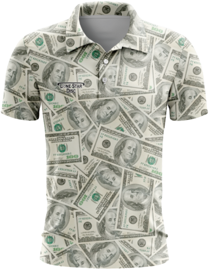 Lone Star Disc Money Athletic Polo