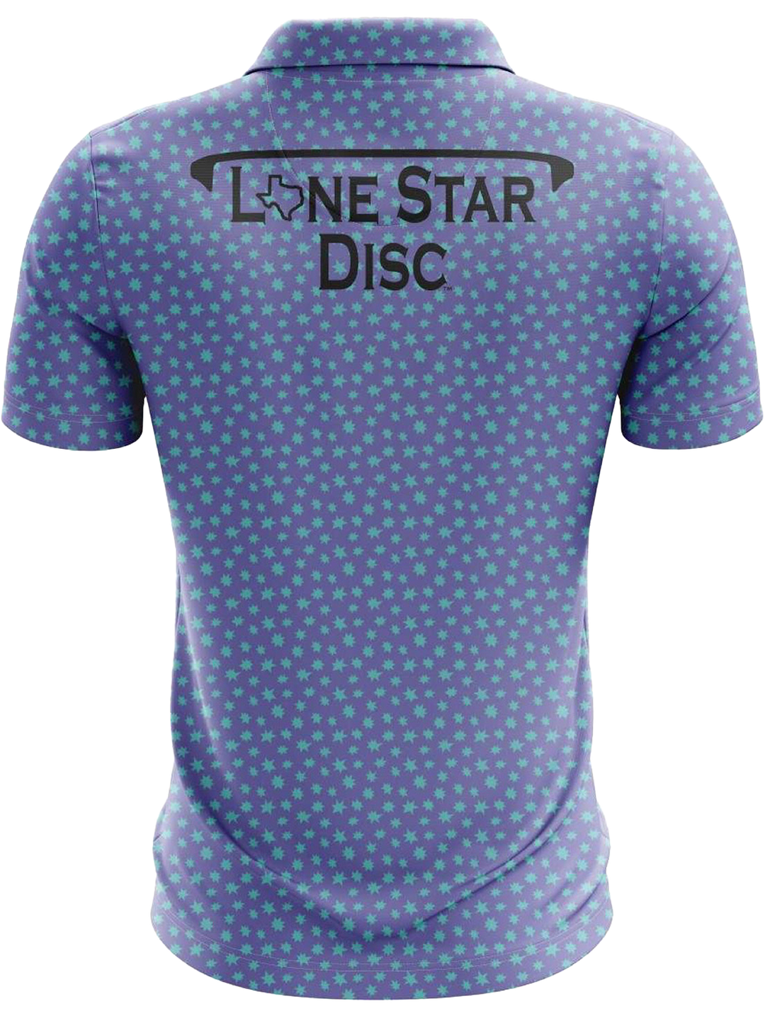 Lone Star Disc Purple Star Athletic Polo