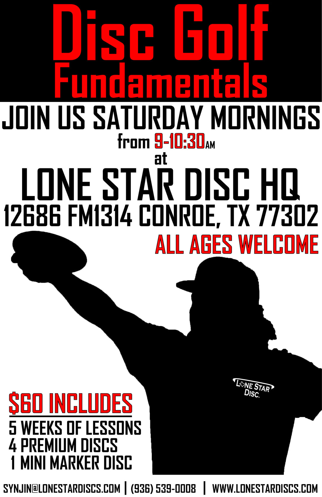 Lone Star's Disc Golf Fundamental Lessons