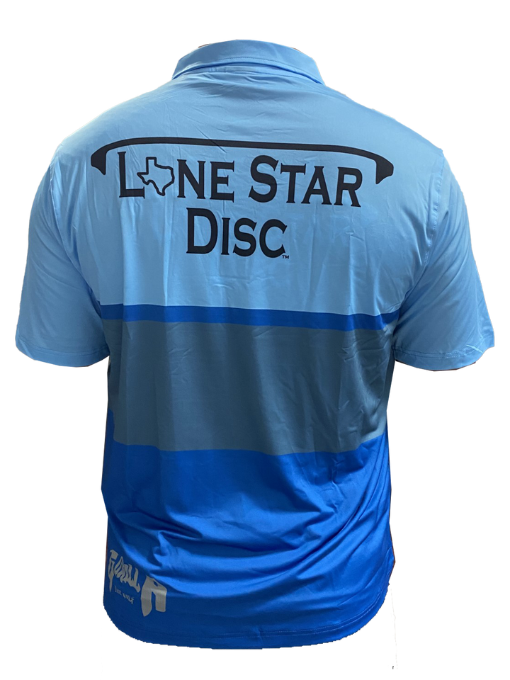 Lone Star Disc Bluey Athletic Polo