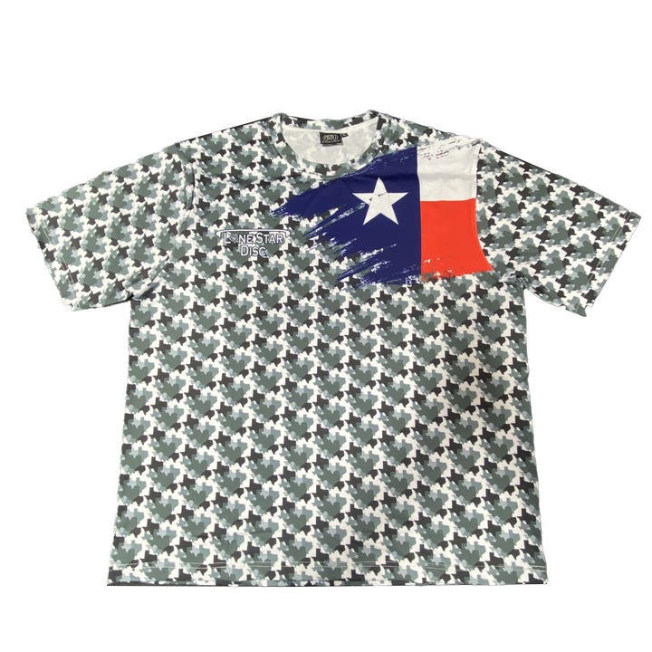 Lone Star Disc Texas Camo Athletic Jersey - White