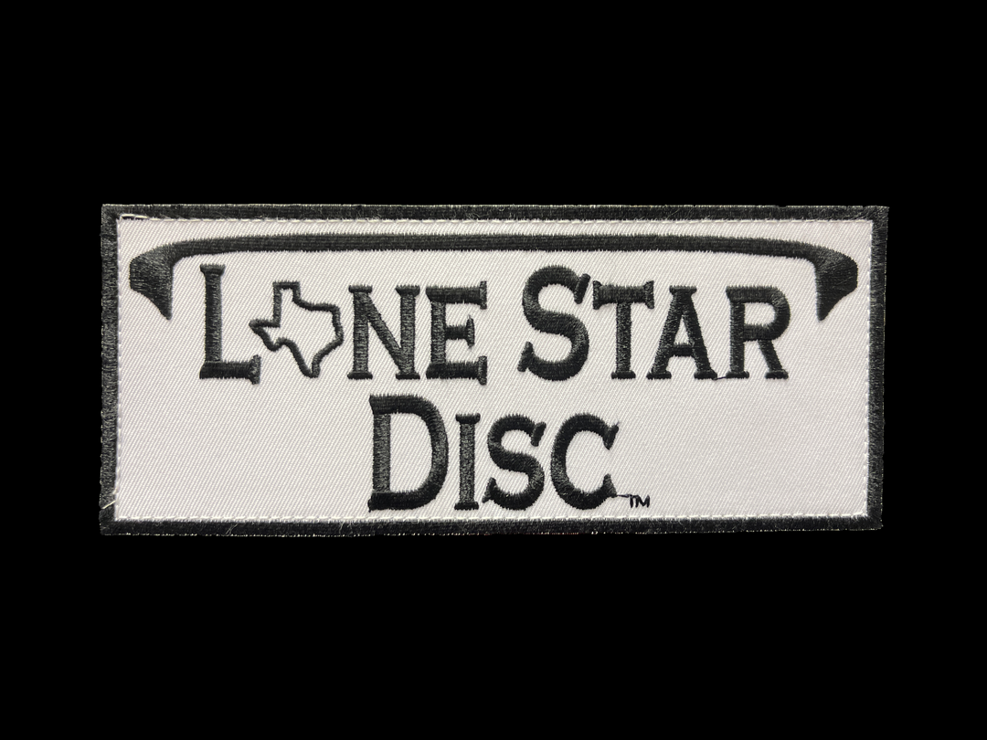Lone Star Disc - 6" Rectangle Velcro Patch